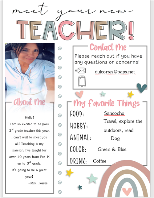 Meet the teacher 